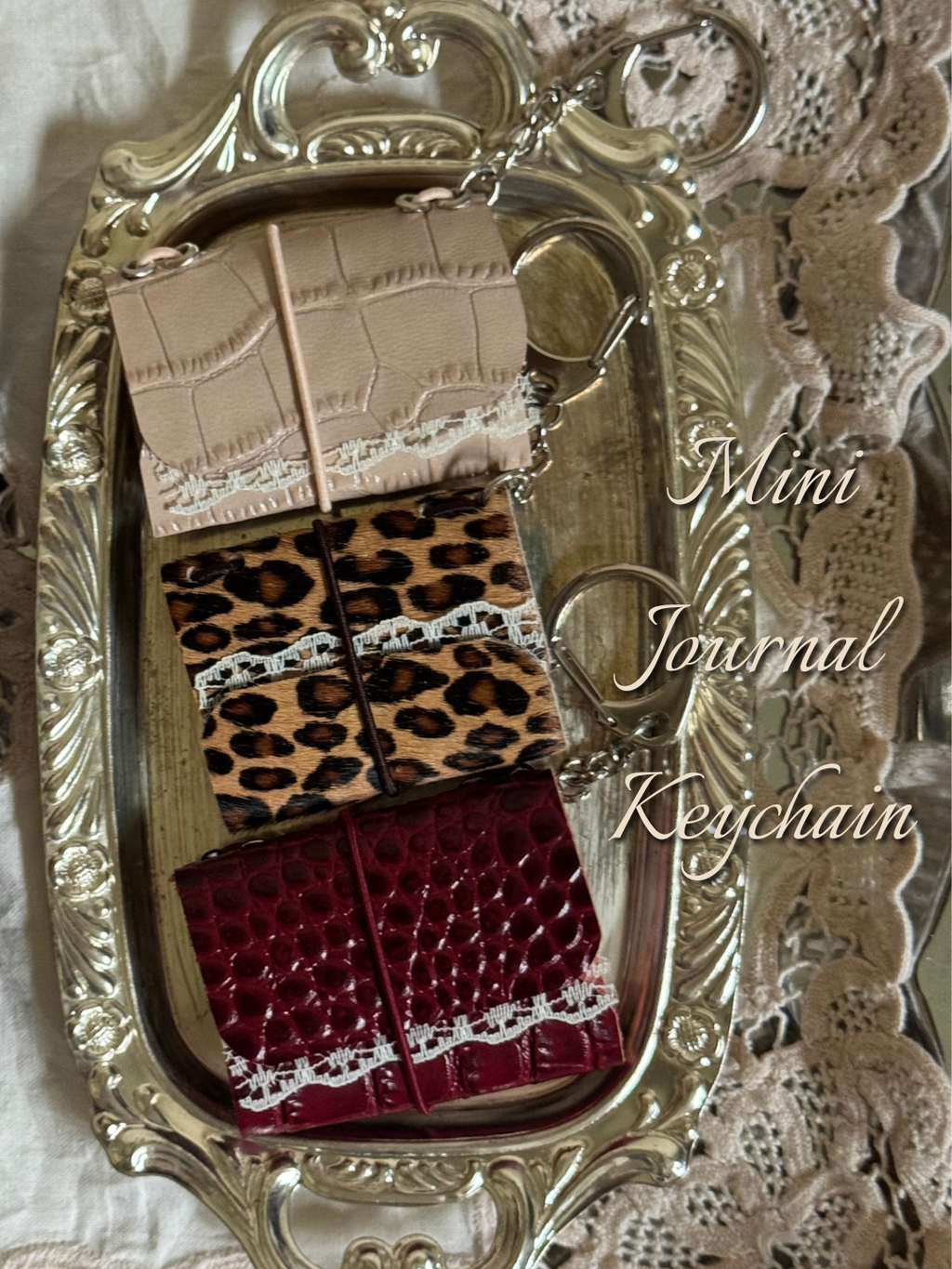 Mini Journal Keychain