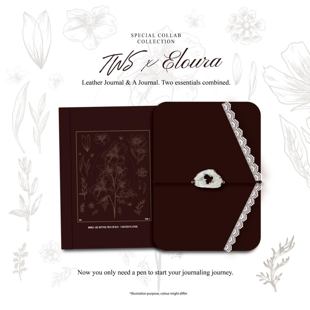 TWS x Eloura Leather Journal - Undated A6 Inserts